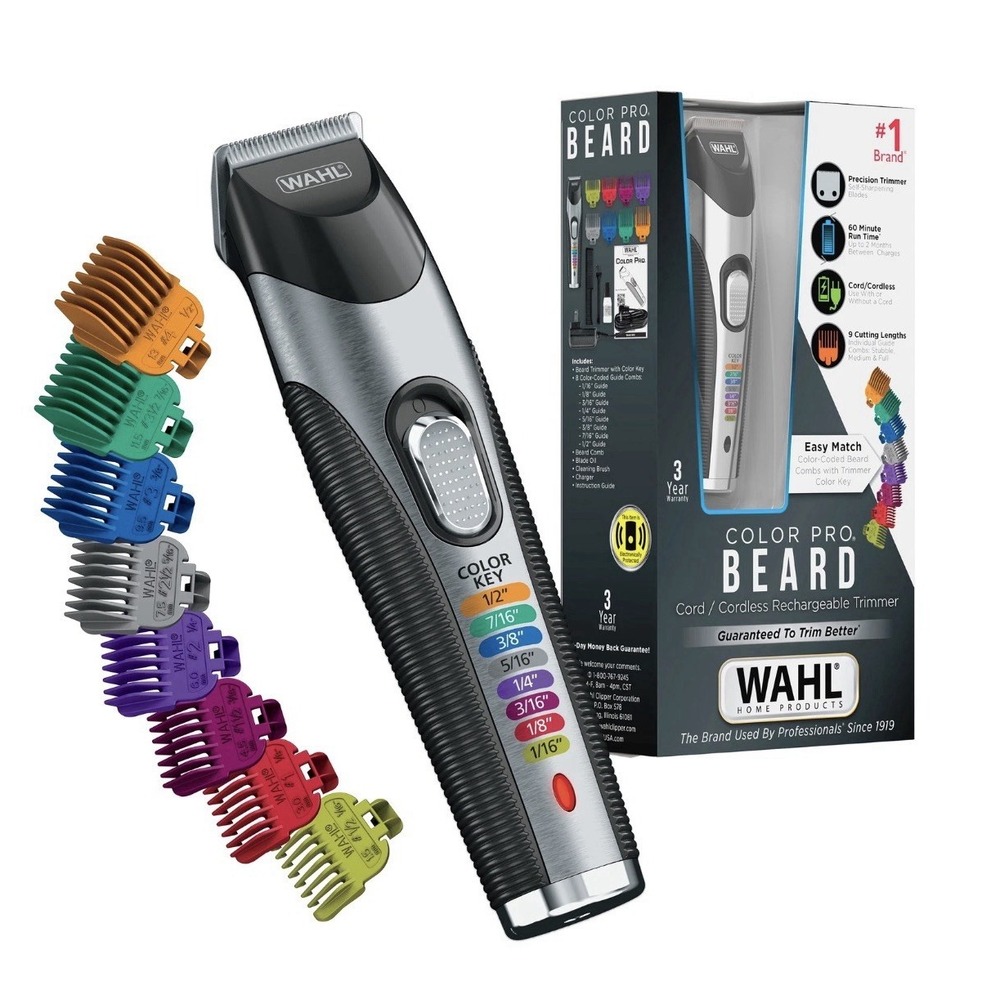 Wahl Color Pro Cord/Cordless Rechargeable Hair, Beard Trimmer for Men - 9891-100